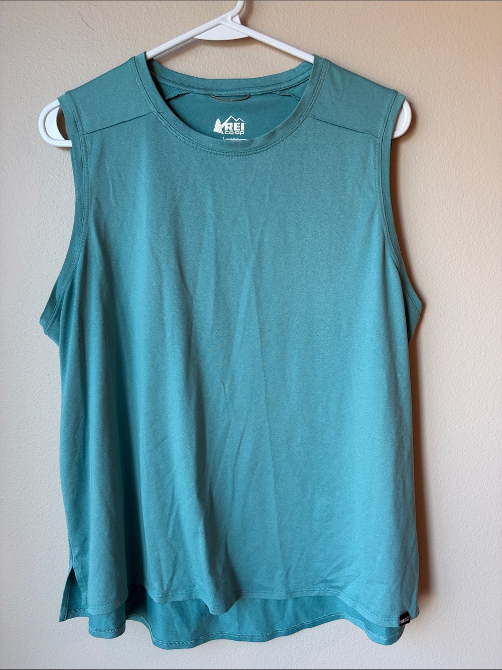 REI Women's Teal Sleeveless Performance Tank Top